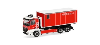 Herpa 099776 - H0 - Mercedes-Benz Arocs M Wechsellader-LKW Feuerwehr Düsseldorf
